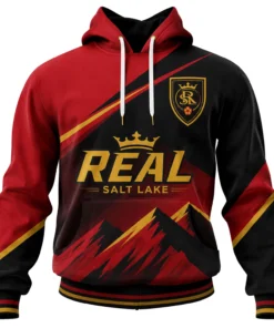 Real Salt Lake MLS Hoodie Custom Stunning Red Style