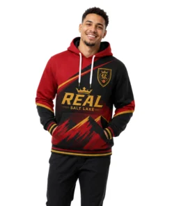 Real Salt Lake MLS Hoodie Custom Stunning Red Style