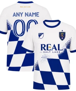 Real Salt Lake Soccer Jersey Custom – Exclusive Blue Grid Style