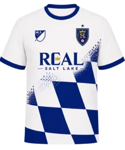 Real Salt Lake Soccer Jersey Custom – Exclusive Blue Grid Style