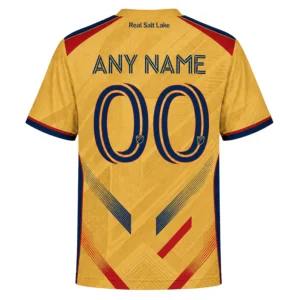 Real Salt Lake Soccer Jersey – Dynamic Gold Design
