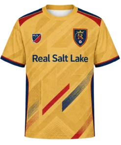 Real Salt Lake Soccer Jersey – Dynamic Gold Design
