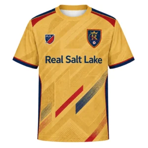 Real Salt Lake Soccer Jersey – Dynamic Gold Design