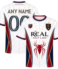 Real Salt Lake White Jersey – Stunning Spiderman Web