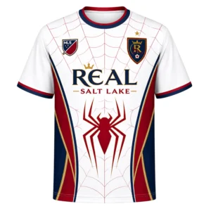 Real Salt Lake White Jersey – Stunning Spiderman Web