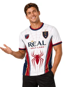 Real Salt Lake White Jersey – Stunning Spiderman Web