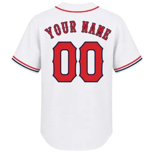 Red Sox Baseball Jersey Custom Name Number – Stunning Gear
