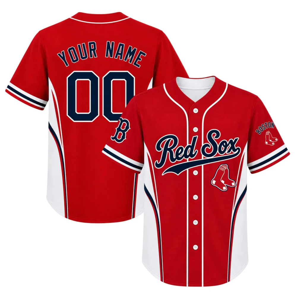 Red Sox Custom Baseball Jersey Design – Remarkable Style