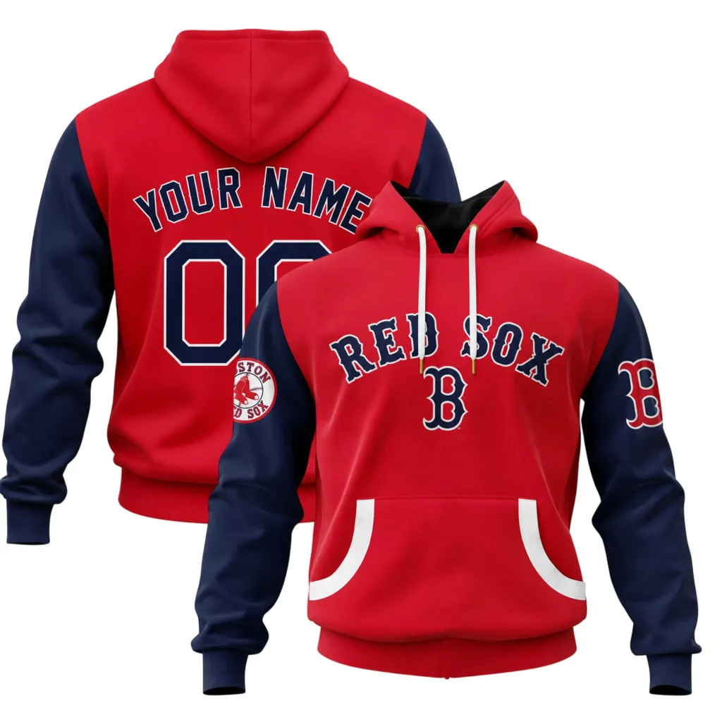 Red Sox MLB Hoodie Personalized – Relentless Fan Style
