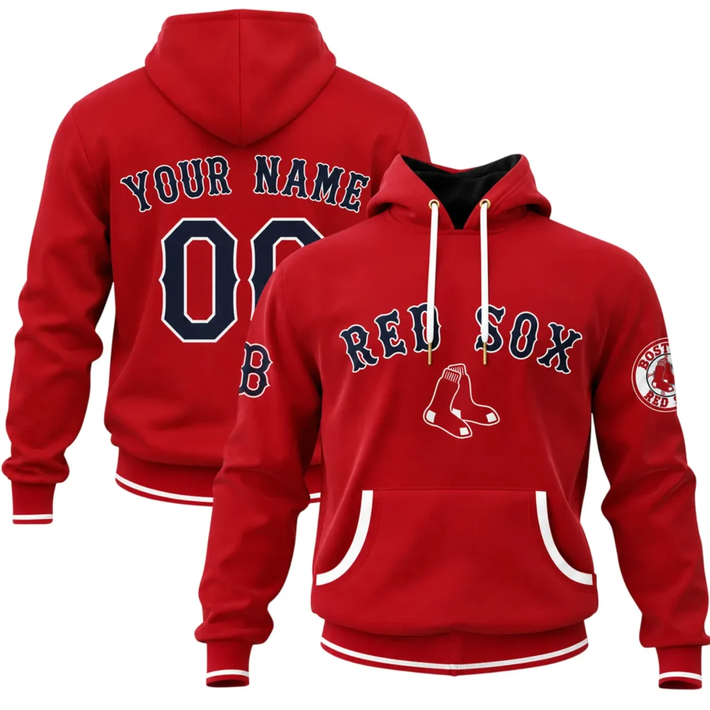 Red Sox Premium Custom Hoodie – Solid Fan Gear