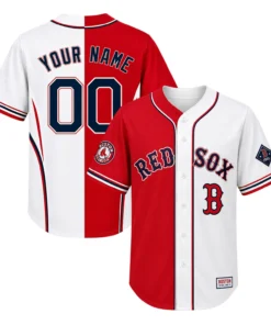 Red White Red Sox Jersey Custom Name – Vibrant Style