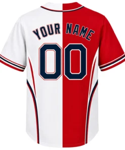 Red White Red Sox Jersey Custom Name – Vibrant Style