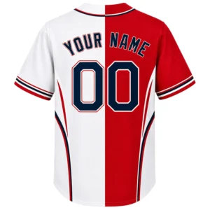 Red White Red Sox Jersey Custom Name – Vibrant Style