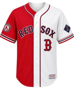 Red White Red Sox Jersey Custom Name – Vibrant Style