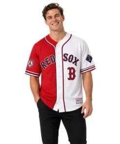 Red White Red Sox Jersey Custom Name – Vibrant Style