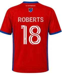 Reid Roberts SJ Earthquakes Red Jersey Fresh Fan Shirt