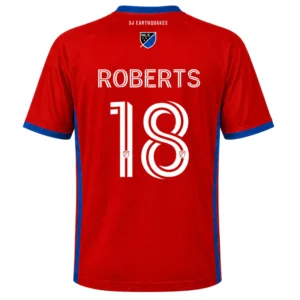 Reid Roberts SJ Earthquakes Red Jersey Fresh Fan Shirt