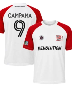 Revolution Leonardo Campana 9 Jersey – White Epic Fan Gear