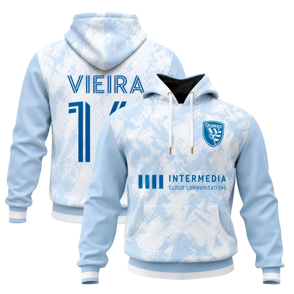 Ronaldo Vieira Hoodie Dynamic San Jose Earthquakes fan Gear