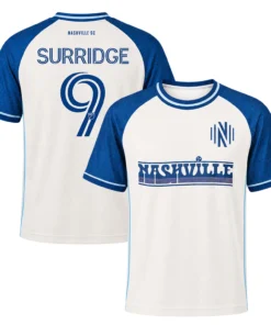 Sam Surridge Nashville SC Jersey – Bold White #9