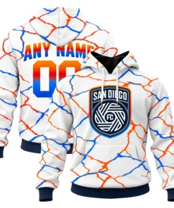 San Diego FC Away Hoodie - Vibrant Fan Kit