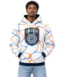 San Diego FC Away Hoodie - Vibrant Fan Kit