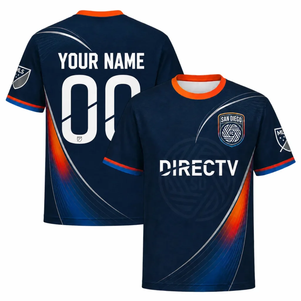San Diego FC Away Jersey – Stunning Navy Custom Kit