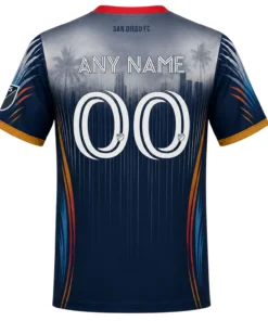 San Diego FC Custom Jersey – Stunning Navy Silver Kit