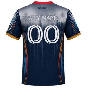 San Diego FC Custom Jersey – Stunning Navy Silver Kit