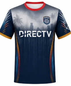 San Diego FC Custom Jersey – Stunning Navy Silver Kit