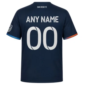 San Diego FC Custom Soccer Jersey – Bold Navy Fan Kit