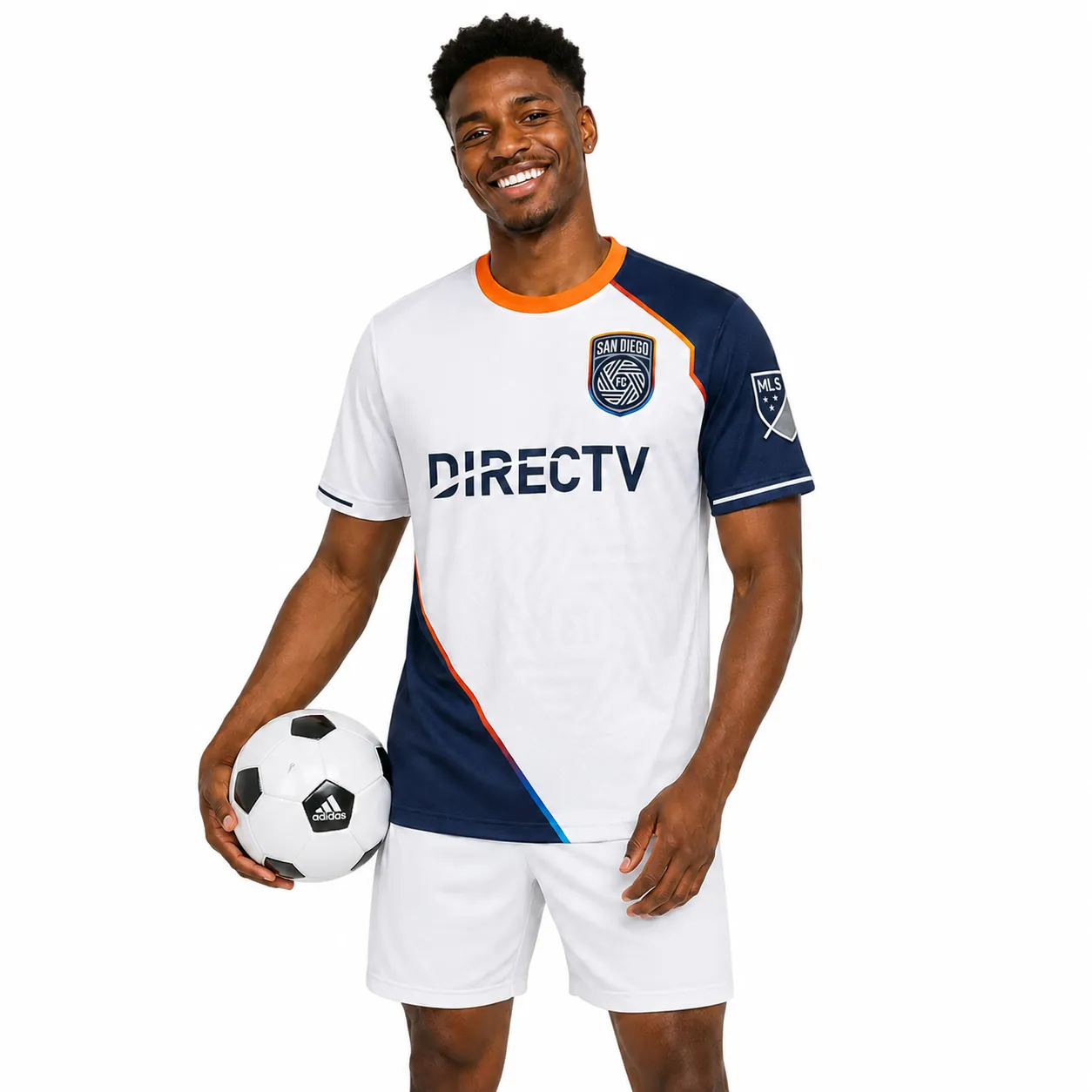 San Diego FC Home Jersey – Colorful White Custom Kit