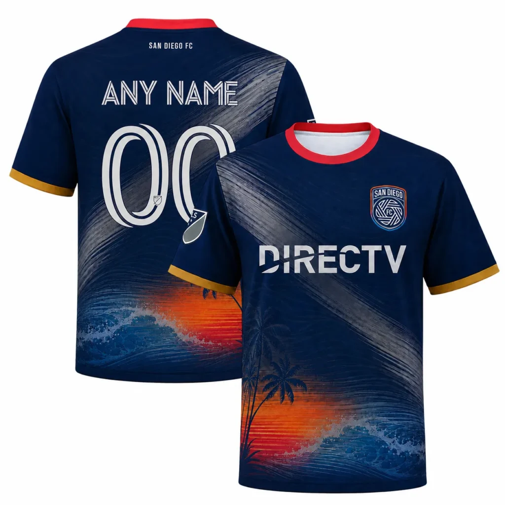 San Diego FC Jersey – Bold Navy Custom Name & Number