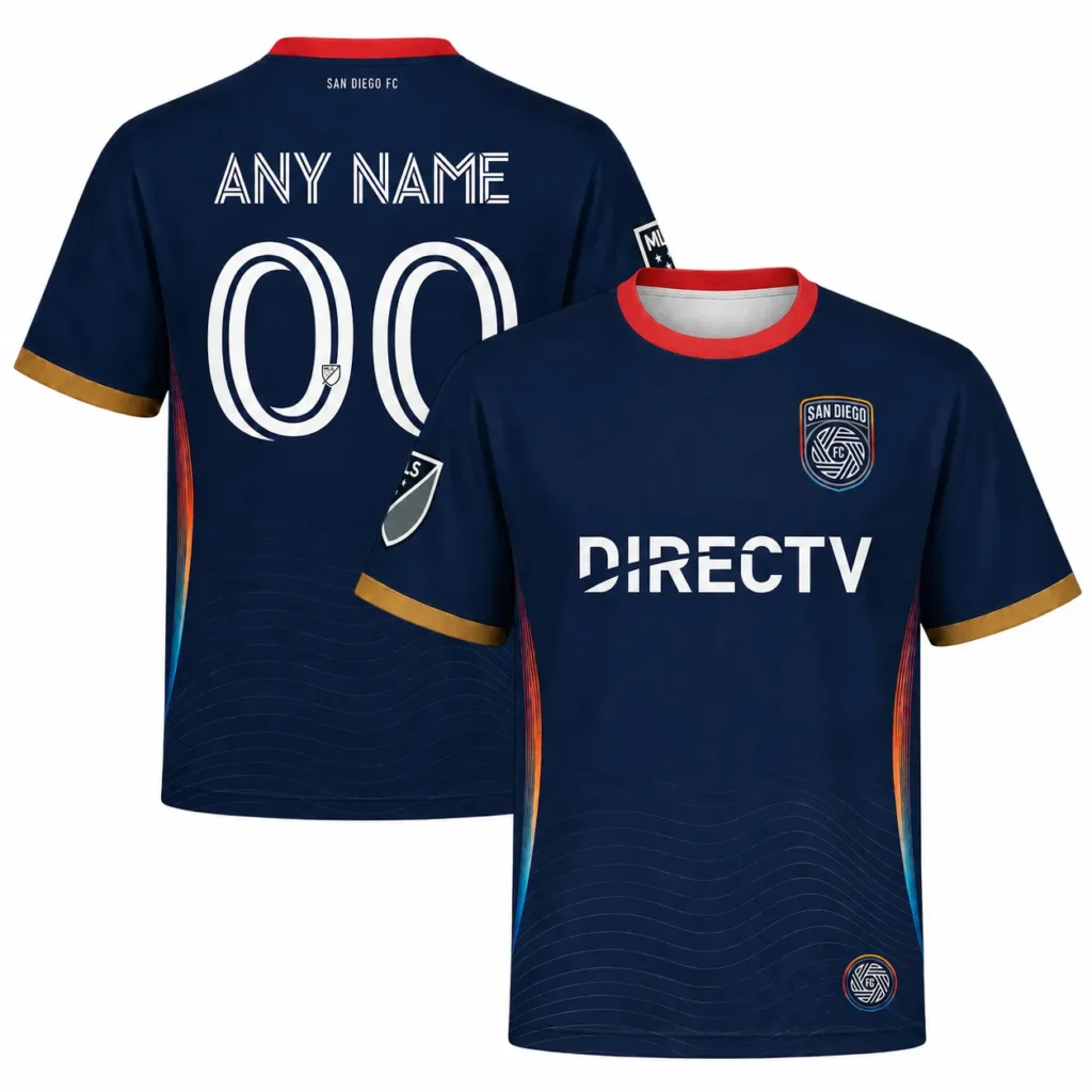 San Diego FC Soccer Jersey – Strong Navy Custom Kit