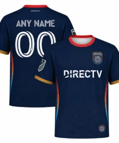 San Diego FC Soccer Jersey – Strong Navy Custom Kit