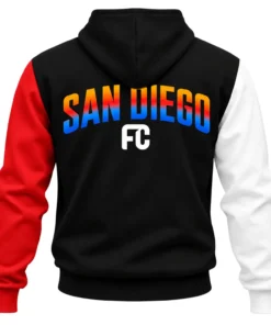 San Diego Hoodie Black Epic Woven Into One