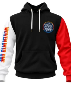 San Diego Hoodie Black Epic Woven Into One