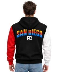 San Diego Hoodie Black Epic Woven Into One