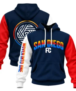 San Diego Hoodies Bold Crest Style Trendy