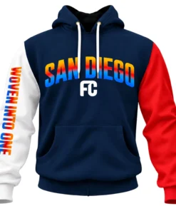 San Diego Hoodies Bold Crest Style Trendy