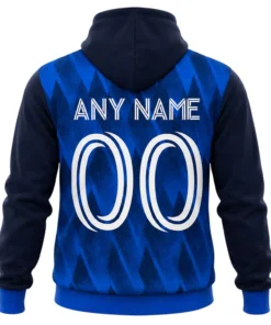 San Jose Earthquakes Hoodie Custom Name & Number – Bold Fan Gear