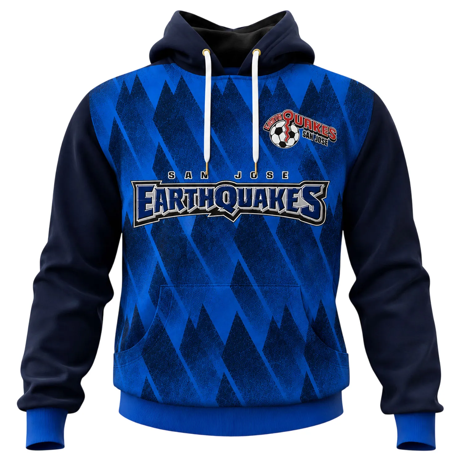 San Jose Earthquakes Hoodie Custom Name & Number – Bold Fan Gear