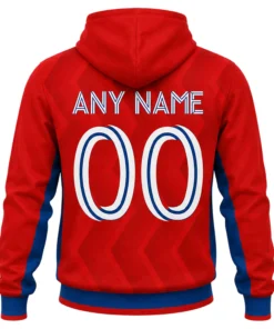 San Jose Earthquakes Red Hoodie –Vibrant Fan Apparel