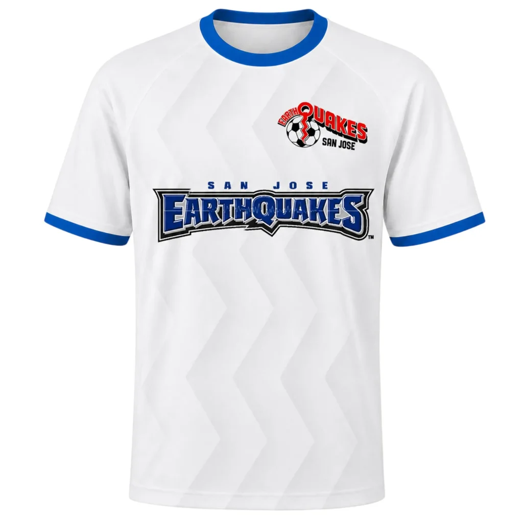 San Jose Earthquakes Soccer Jersey Custom – Dead White Kit