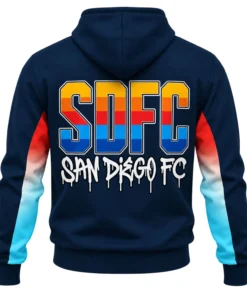 SDFC Hoodie Vibrant Colorblock Design