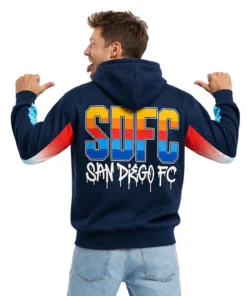 SDFC Hoodie Vibrant Colorblock Design