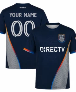 SDFC Jersey – Creative Navy Silver Custom Soccer Kit