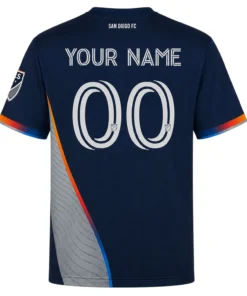 SDFC Jersey – Creative Navy Silver Custom Soccer Kit