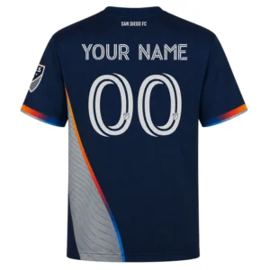 SDFC Jersey – Creative Navy Silver Custom Soccer Kit
