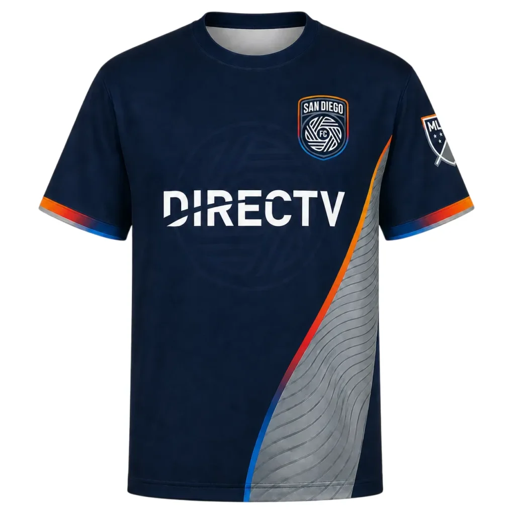 SDFC Jersey – Creative Navy Silver Custom Soccer Kit